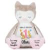 Personalised Jungle Birthday Owl Teddy Bear | 1st Birthday
