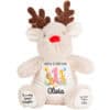 Personalised Jungle Birthday Reindeer Teddy Bear
