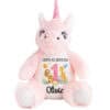 Personalised Jungle Birthday Unicorn Teddy Bear
